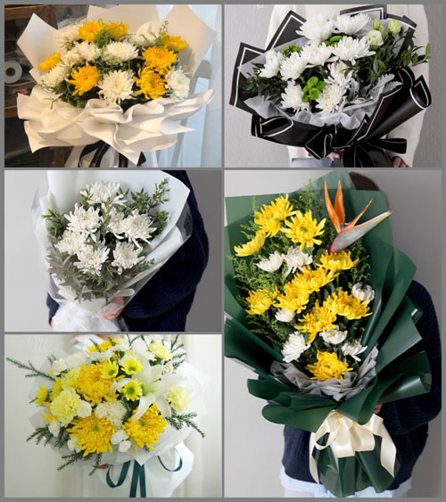 广东广州市白云区钟落潭镇茅岗村白事花束代送